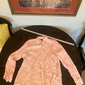 Club Room Pink Linen Shirt